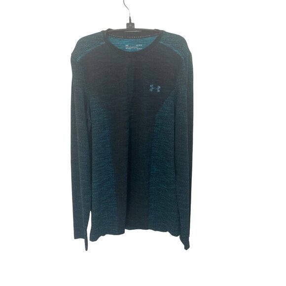 UNDER ARMOUR MEN'S THREADBORNE LONG SLEEVE PERFORMANCE TEE SHIRT SZ M - Picture 1 of 3